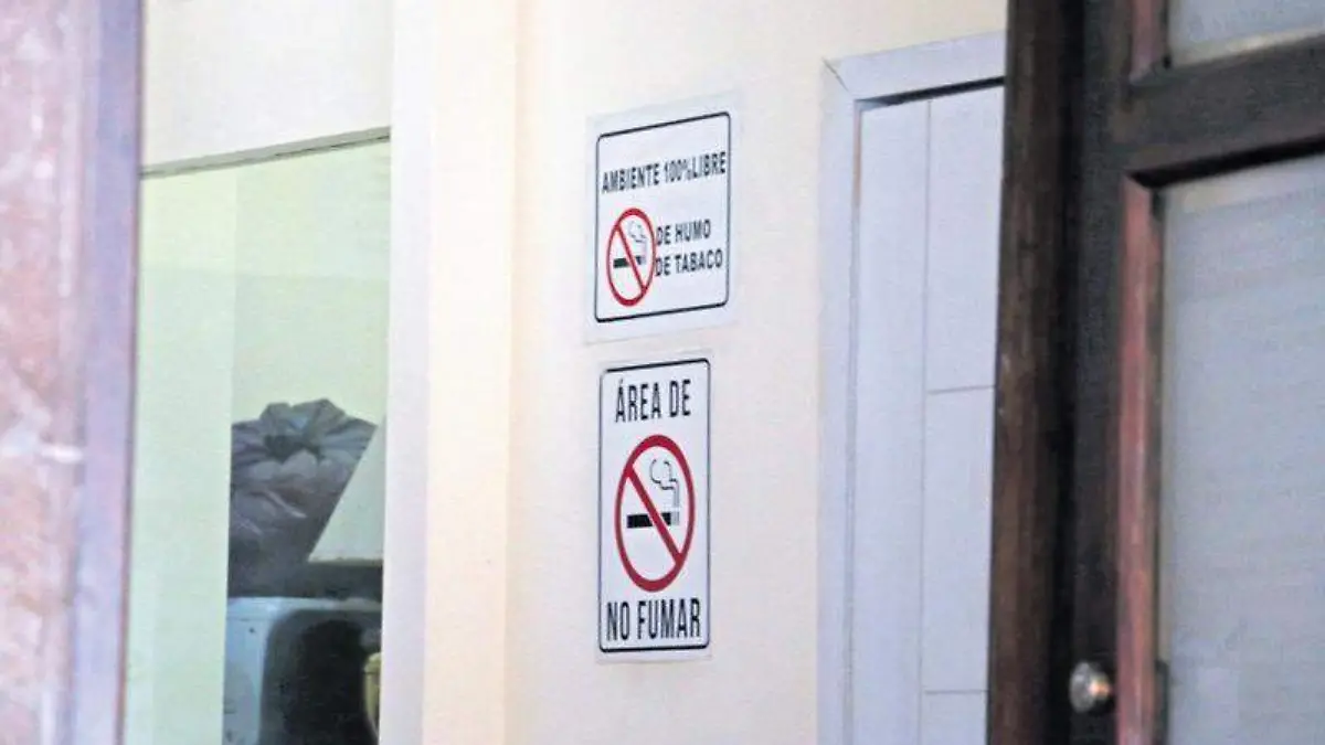 Prohibido fumar, tabaco